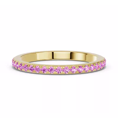 Chroma Pink Sapphire Band