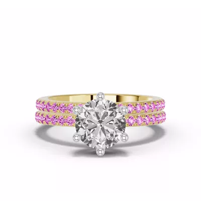 Chroma Pink Sapphire Band