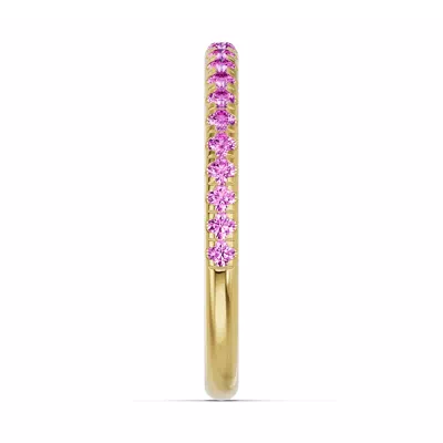 Chroma Pink Sapphire Band