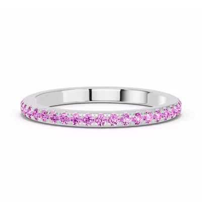 Chroma Pink Sapphire Band