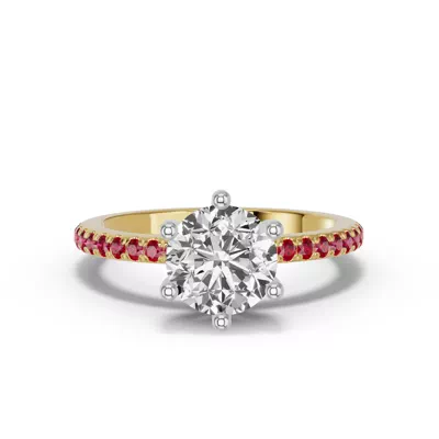 Chroma Ruby Engagement Ring