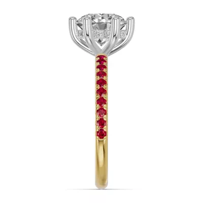 Chroma Ruby Engagement Ring