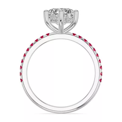 Chroma Ruby Engagement Ring