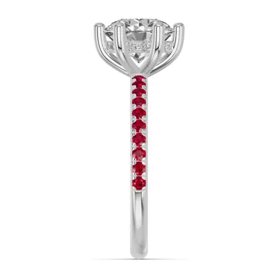 Chroma Ruby Engagement Ring