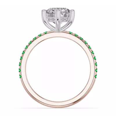 Chroma Tsavorite Engagement Ring