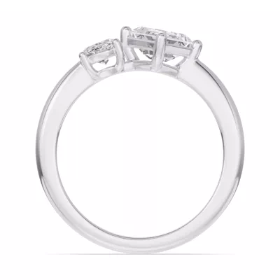 Toi Et Moi Double Oval & Asscher Lab Diamond Ring (Starting at 1.50 ct. tw.)