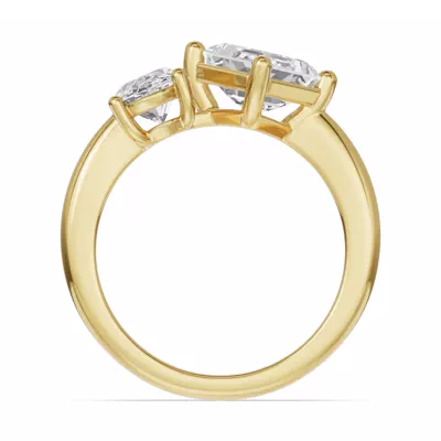 Toi Et Moi Double Oval & Asscher Lab Diamond Ring (Starting at 3.00 ct. tw.)