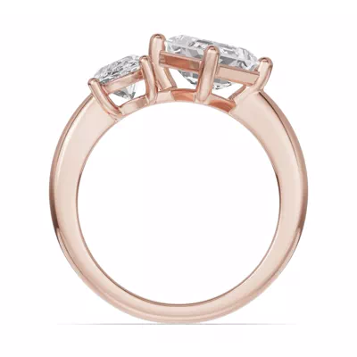 Toi Et Moi Double Oval & Asscher Lab Diamond Ring (Starting at 3.00 ct. tw.)