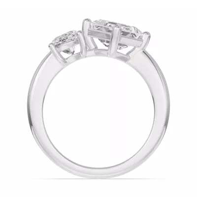 Toi Et Moi Double Oval & Asscher Lab Diamond Ring (Starting at 3.00 ct. tw.)