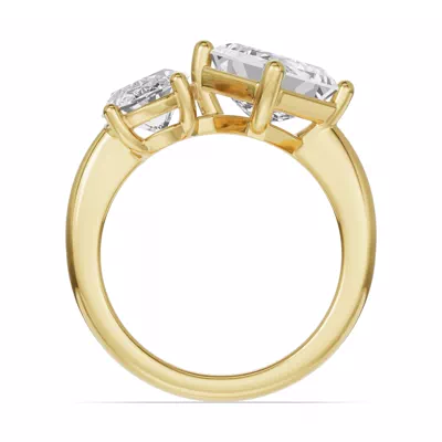 Toi Et Moi Double Oval & Asscher Lab Diamond Ring (Starting at 5.00 ct. tw.)