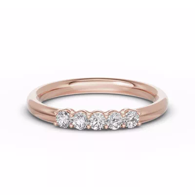 Unity Prong 5-Stone Lab Band (.25 ct. tw.)