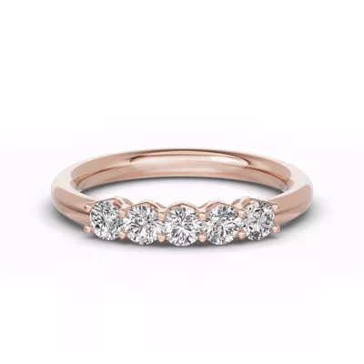 Unity Prong 5-Stone Lab Band (.50 ct. tw.)
