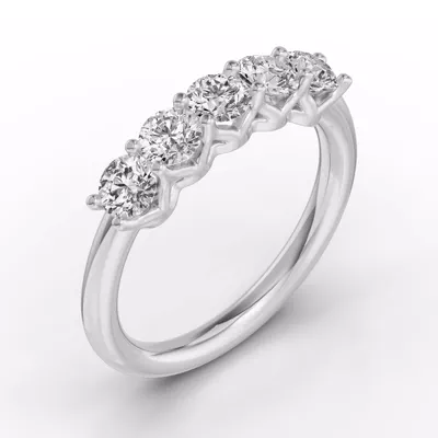 Unity Prong 5-Stone Lab Band (1.00 ct. tw.)