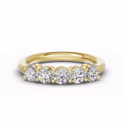 Unity Prong 5-Stone Lab Band (1.00 ct. tw.)