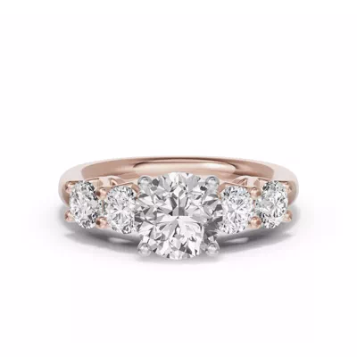 Unity Prong 5-Stone Lab Engagement Ring