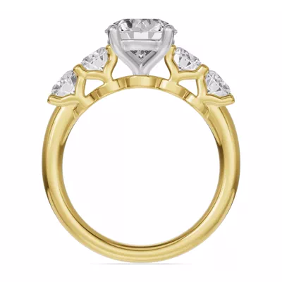 Unity Prong 5-Stone Lab Engagement Ring