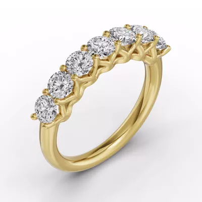 Unity Prong 7-Stone Lab Band (1.50 ct. tw.)