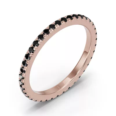 Chroma Black Diamond Eternity Band