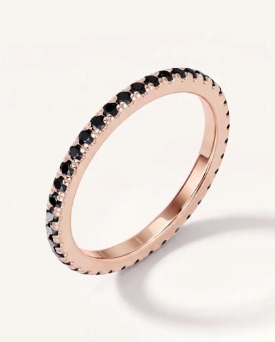 Chroma Black Diamond Eternity Band