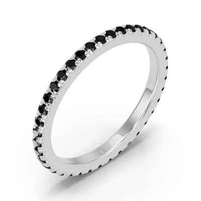 Chroma Black Diamond Eternity Band
