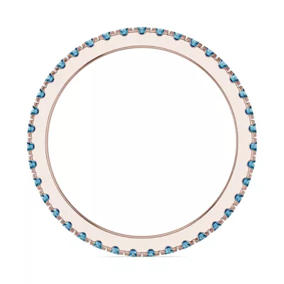 Chroma London Blue Topaz Eternity Band