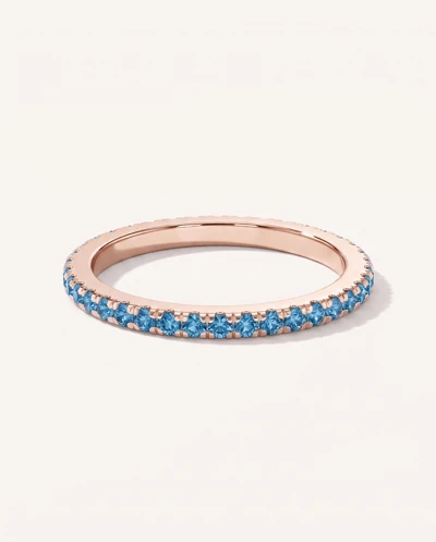 Chroma London Blue Topaz Eternity Band