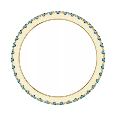 Chroma London Blue Topaz Eternity Band