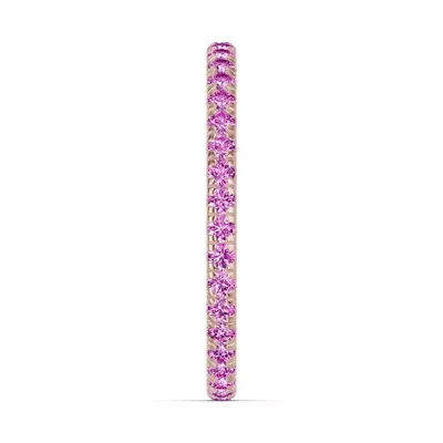 Chroma Pink Sapphire Eternity Band