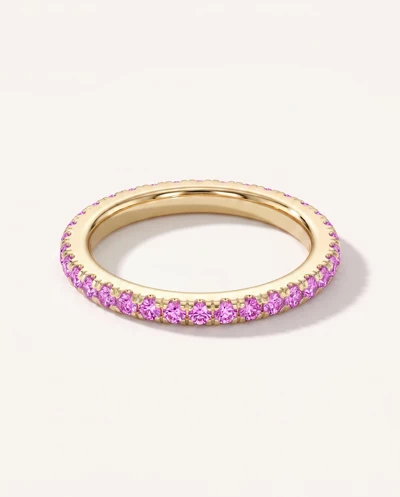 Chroma Pink Sapphire Eternity Band
