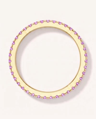 Chroma Pink Sapphire Eternity Band