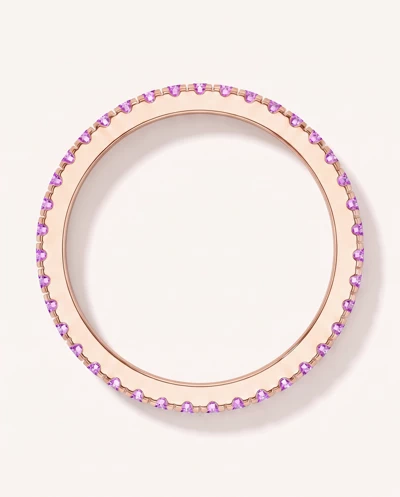 Chroma Pink Sapphire Eternity Band