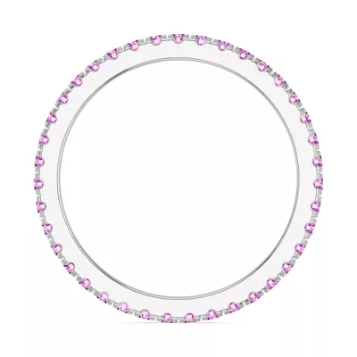 Chroma Pink Sapphire Eternity Band
