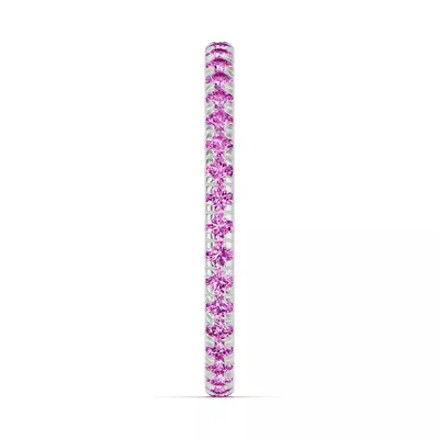 Chroma Pink Sapphire Eternity Band