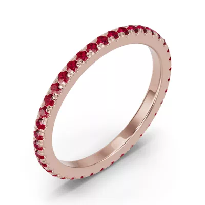 Chroma Ruby Eternity Band