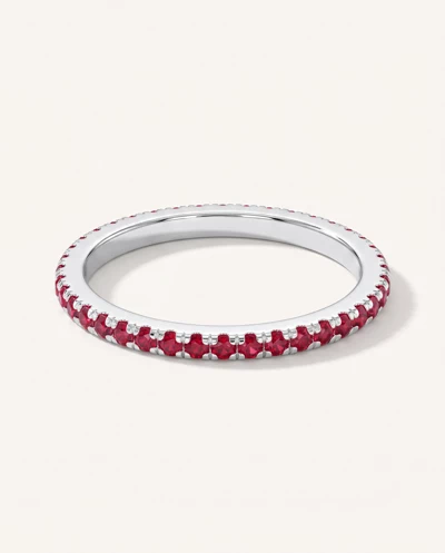 Chroma Ruby Eternity Band