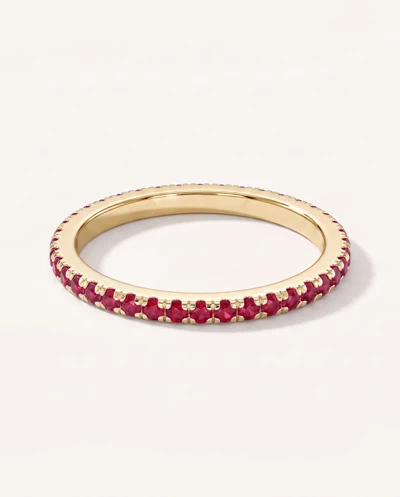Chroma Ruby Eternity Band
