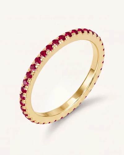 Chroma Ruby Eternity Band