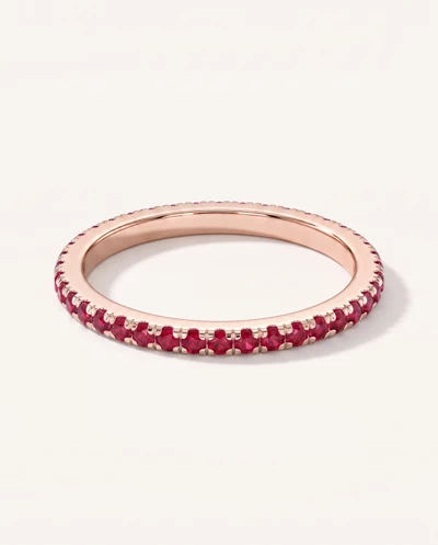 Chroma Ruby Eternity Band