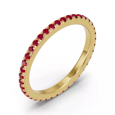 Chroma Ruby Eternity Band