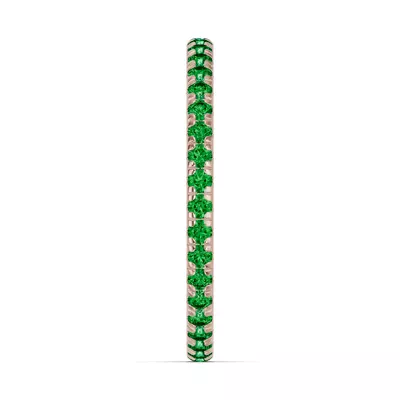 Chroma Tsavorite Eternity Band
