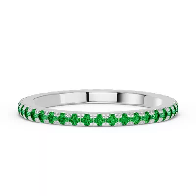 Chroma Tsavorite Eternity Band