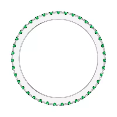 Chroma Tsavorite Eternity Band