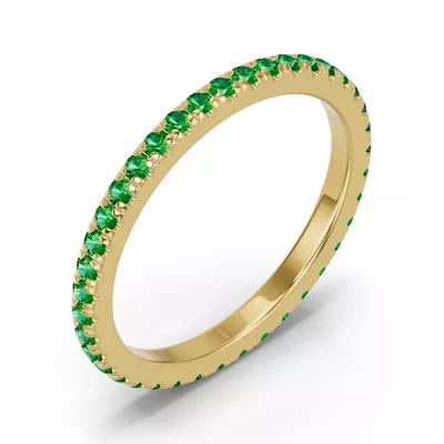 Chroma Tsavorite Eternity Band