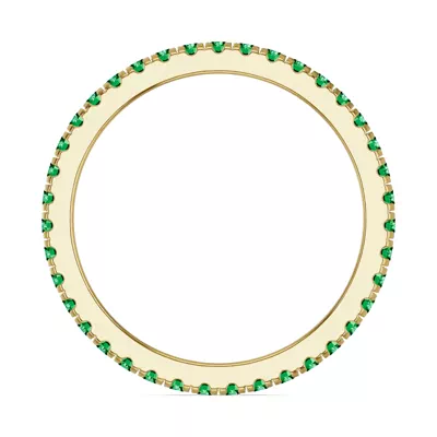 Chroma Tsavorite Eternity Band