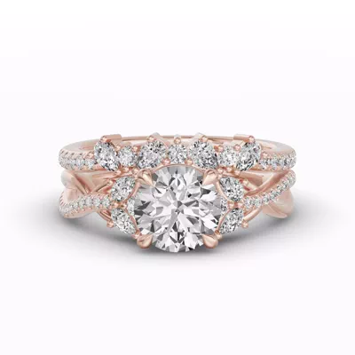 Papillon Pavé Diamond Band