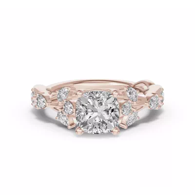Botanical Twist Engagement Ring