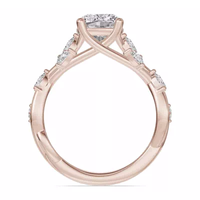 Botanical Twist Engagement Ring