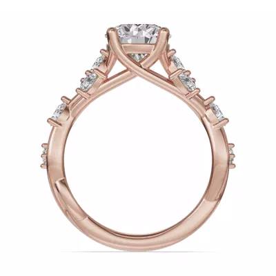 Botanical Twist Engagement Ring
