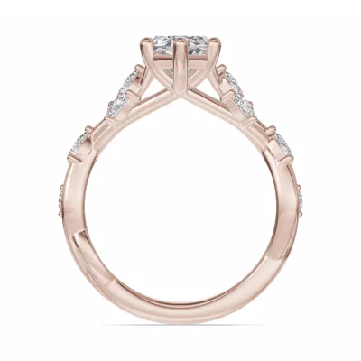 Botanical Twist Engagement Ring
