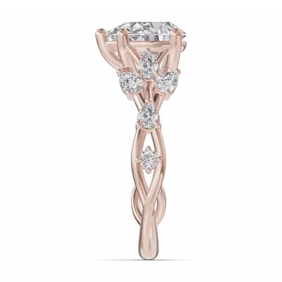 Botanical Twist Engagement Ring